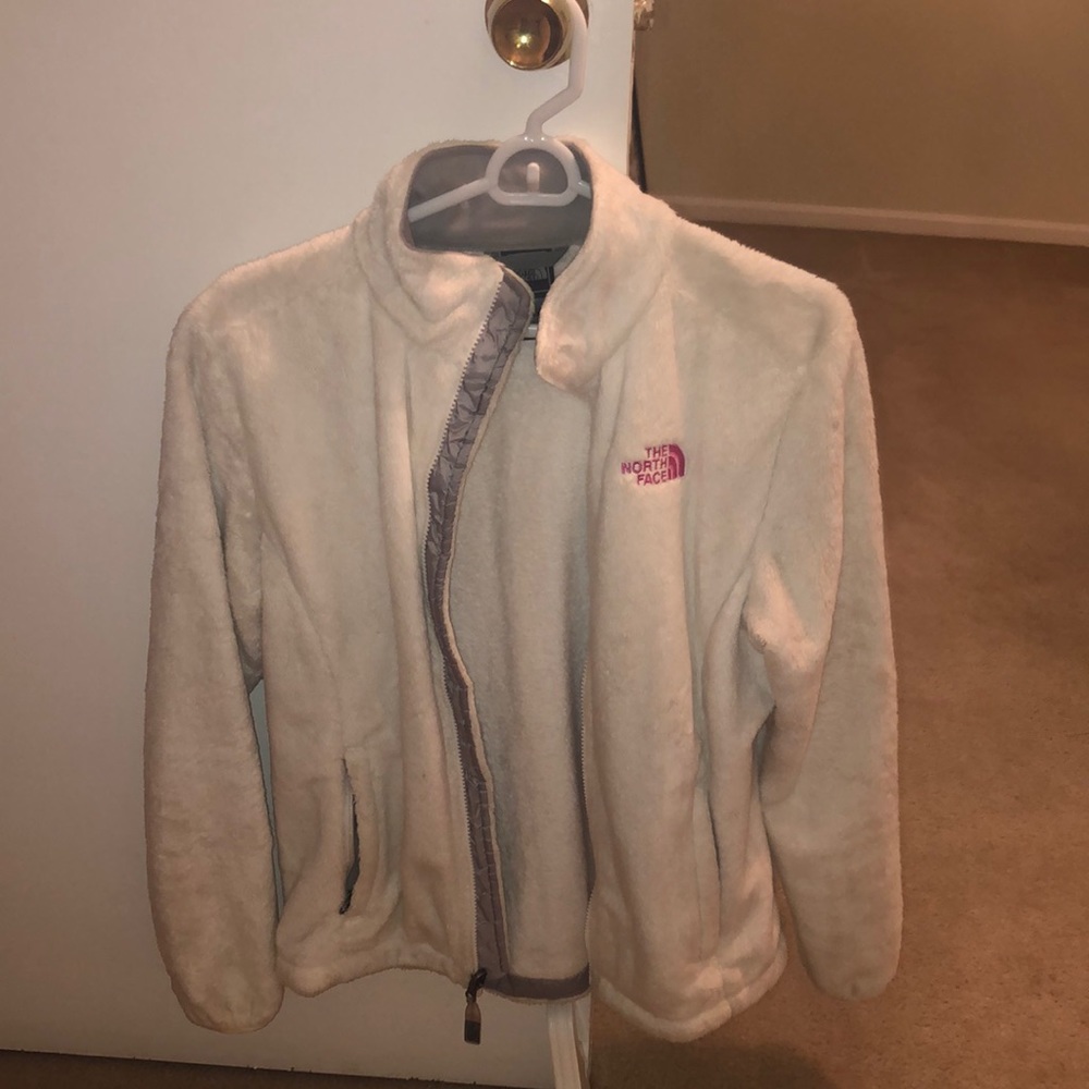 Womens White north face jacket